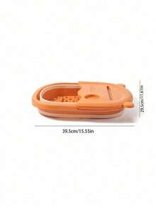 Adult Foldable Massage Foot Bath Basin, Portable Foot Bath Basin With Massage Points, Suitable For Christmas Self-Care, Home And Dorm Use. Minimalist Design, With Lid, Deep Soak Foot Bath, Halloween Relaxation Essential. This Foldable Foot Bath Basin Is An Ideal Choice For Home Pedicure And Stress Relief, Also An Ideal Holiday Gift For Health Enthusiasts, A Must-Have Self-Care Tool For Holidays And Vacations. - Multicolor - View 7