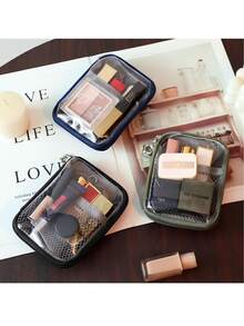 Easy Storage Small Pouch Coin Lipstick Data Cable Organizer Bag Portable Mini Travel Makeup Bag Transparent Makeup Bag Hot Large Capacity Makeup Bag Toiletry Bag - Multicolor - View 7