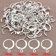 6pcs 13x16mm Minimalist Copper Plated 18k Gold Thick SilverWhite Gold Clasp Connectors Loop DIY JewelryFindings For Bracelet Necklace EarringCrafting - Multicolor - View 10