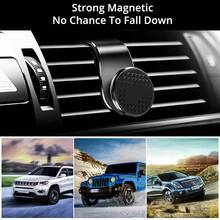 L-Shaped Magnetic Car Phone Holder, Strong Magnetic Air Vent Mount, Universal Phone Navigation Bracket - Multicolor - View 8