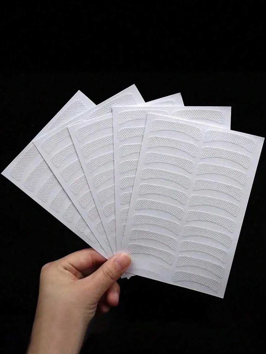 1/5/10pcs Waterproof Breathable Soft Strong Adhesive Eyelash Extension Patches Non-Woven Fabric Pads Black White Eyelash Makeup Artist Salon Professional Makeup Tool Best-Selling Eyelash Supplies - Multicolor - View 1