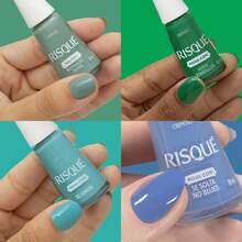 Kit 10 Esmaltes Risqué Novas Cores Coleção Nova Voltei Risqué Cremoso Metálico Atacado - 3 Cor - Visão 6