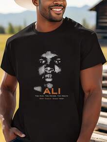 Men T-Shirts - 黑色 - 查看 2