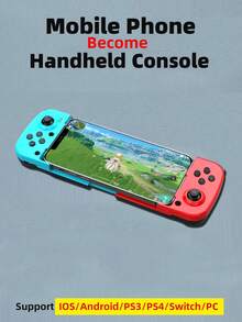 1个可伸缩无线手机游戏手柄,兼容iOS/安卓/Switch/PS3/PC,可伸缩,单键开关,多模式摇杆,可将手机变成掌机 - 查看 15