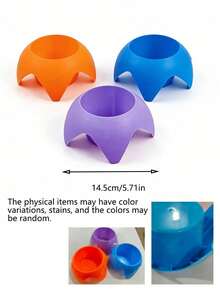 3pcs Beach Cup Holder Tray Set, Beach Vacation Essential, Can Hold Drinks And Phones, Suitable For Camping, Picnic, Beach Outings And Parties, Portable Accessories, Suitable For Women, Family Travel Essential, Summer Gift - A - View 8
