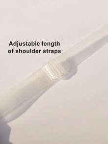 1 pieza Sujetador sin tirantes con alas de ángel, convertible con tirantes desmontables, diseño sin espalda que ofrece levantamiento y soporte fuertes, viene con tirantes autoadhesivos transparentes, perfecto para vestidos con escote profundo y sin espalda. Material de silicona premium con adhesión confiable, ideal - Multicolor - Ver 8