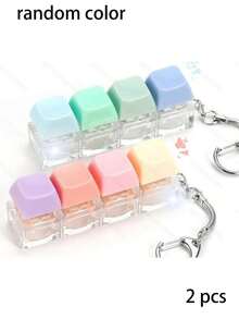 Creative Stress Relief Toy With Lanyard, Button Squeeze Keychain Pendant, Stress Relief Venting Tool, Small Gift - A - View 14