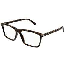 Gucci Eyeglasses Square Full Rim, Havana Frame And Clear Demo Lenses Lens GG1445O002 - 59 - 查看 3