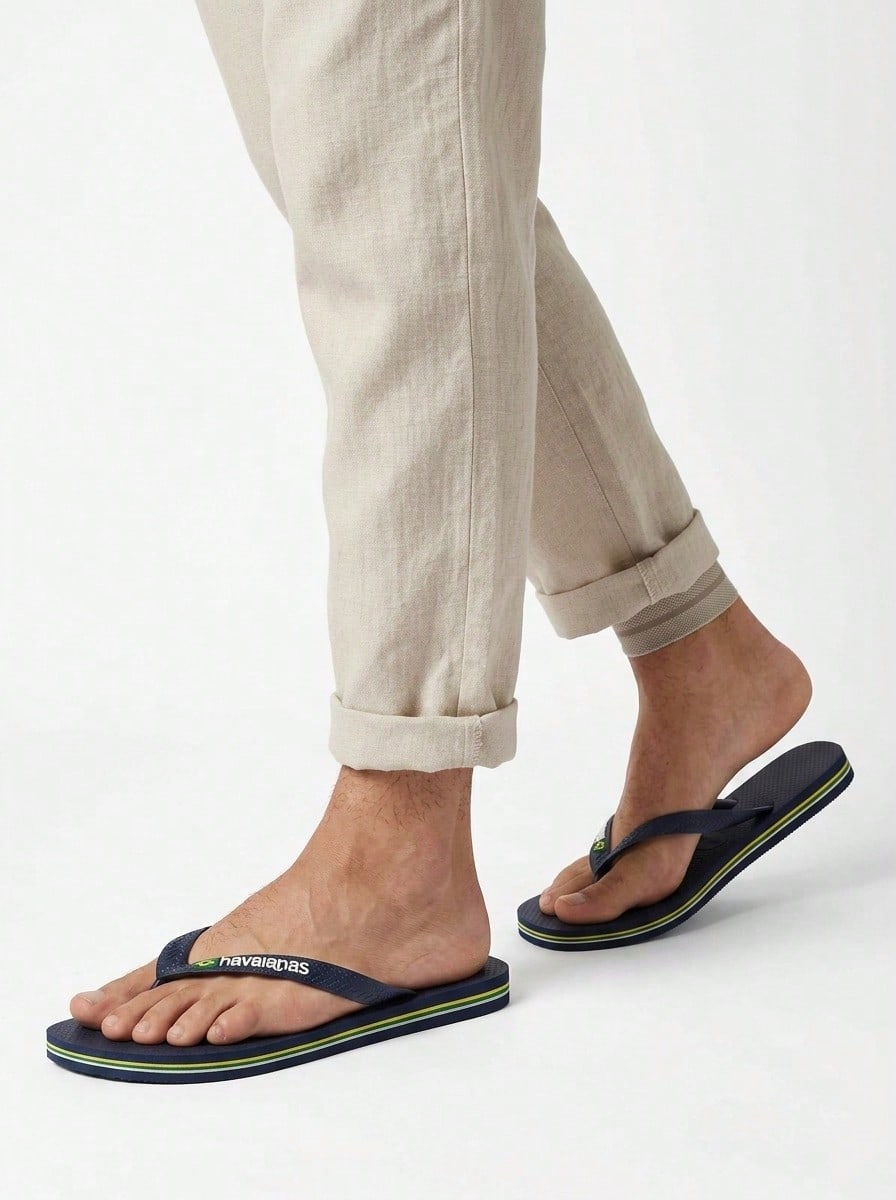Havaianas Women Daily Casual Comfortable Flat Flip Flops - NavyBlue - View 1