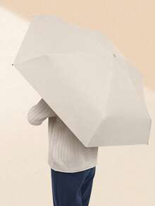 Compact 6-Fold Umbrella, Rain And Sun Protection Dual Use, Ultra-Lightweight Portable Pocket Umbrella, Suitable For Men And Women, Spring And Summer Essential, Beach Travel Vacation Outdoor Garden Essential, Bridesmaid, Mother's Day, Graduation Gift Cute Gift - Multicolor - View 6
