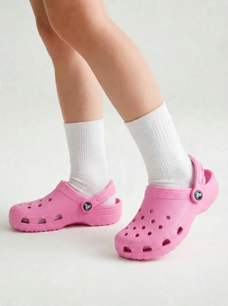 Crocs Classic Toddler Clog Taffy Pink 206990-6SW - Taffy Pink - View 1