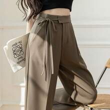 Women Pants - Khaki - View 11