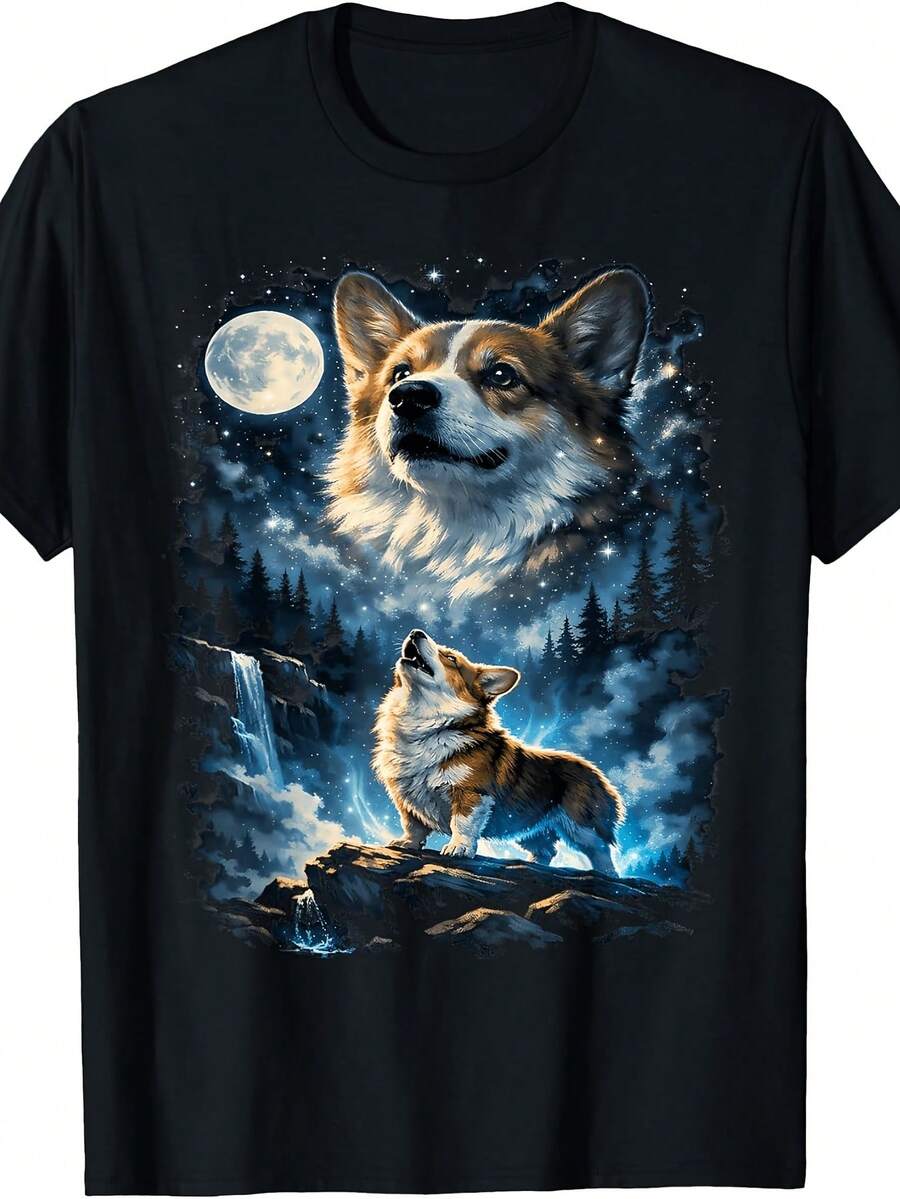 Men Sports Tees & Tanks - 黑色 - 查看 1