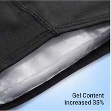 Banda de gel de hielo para migraña para relajación fría y caliente, gorro para alivio de dolor de cabeza, gorro para migraña, máscara para ojos y edema de ojos para aliviar la tensión y relajación de los senos nasales (Negro) - Negro - Ver 5