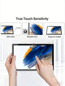 1pc Screen Protector For IPad 10th Generation 10.9 Inch (2022), Supports Face ID And Apple Pencil, Ultra-Hard Tempered Glass Film, Scratch-Resistant, Bubble-Free, High-Definition Transparent, Explosion-Proof, Anti-Fingerprint, Compatible With Apple Mini/Air/Pro Tablets, Waterproof, Shockproof, Drop-Resistant, Full Coverage - Clear - View 5