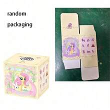 Cartoon Pony Fluttershy Mystery Collect Blind Box,Hot Selling Unboxing Figure,Dreamy Macaron Pastel Style,High Detail Hand Painted PVC Dolls,Kids Anime Fan Collectors,Collection Cabinet Display Daily Decor,Halloween Birthday Party Gift - Multicolor - View 10