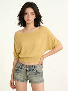 Women Tops - Yellow - View 5