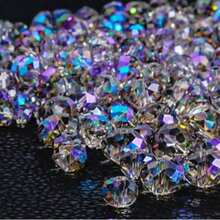 500 Stücke/400 Stücke/200 Stücke/100 Stücke 8mm Kristallglasperlen, geeignet für handgemachte DIY-Armbänder, Halsketten, Armreifen, Ohrringe, verschiedene Bastelarbeiten, Schmuckherstellung - Kristallviolett - Übersicht 5