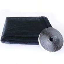Black Zippered Window Screen, High Transparency Dense Mosquito Net, Special Mosquito Net, Breathable, No Drilling Required, Washable - Black Zippered Window Screen - View 9