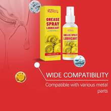 rayhong 1x100ml/180ml Rust Remover Spray: Provides Long-Lasting Lubrication, Rust Prevention, Moisture Removal And Moisture Resistance, Reduces Noise And Friction; Easy To Use, Eliminates Noise, No Professional Tools Required, Suitable For Quick And Convenient Maintenance At Home And Outdoors - Liquid - View 8