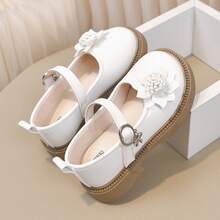 Girls' Princess Shoes, New Spring/Summer/Autumn Style, Fashionable And Elegant, Soft Sole Performance Shoes For Little Girls, Student Shoes For Spring And Autumn - White - View 18