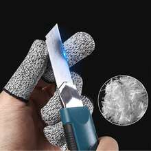 5/10/50pcs Protetores de Dedo Reutilizáveis Antiderrapantes e Resistentes a Cortes, Adequados para Polegar e Pontas dos Dedos, Prolongam a Vida Útil das Luvas, Protetores de Dedo para Trabalho ao Ar Livre. Ferramentas de Jardinagem, Suprimentos para Exterior e Jardim. Convenientes e Práticos, Robustos e Duráveis. Bonitos e Práticos. - Multicolorido - Ver 3