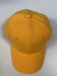 Gorra de béisbol casual ajustable amarilla - Amarillo - Ver 3