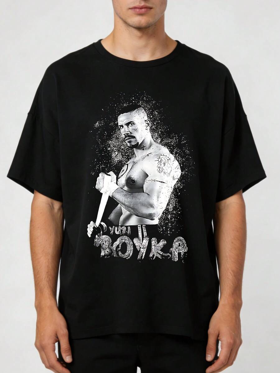 Men Sports Tees & Tanks - Black - View 1