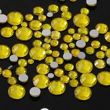 YONGNING SS4-20 1300pcs Mixed Size Crystal Non-Hotmelt Transparent Glass Rhinestones Flat Back Decorative Pieces DIY Nail Art 3D For Shoes, Clothing, Hats And Other Daily Items - Mixed Size - View 34