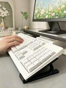 Ergonomic Keyboard Stand, Anti-Slip Universal Bracket, Multiple Colors Available, Suitable For Office And Gaming Desk Accessories, Office Supplies, Office Accessories - A - View 3