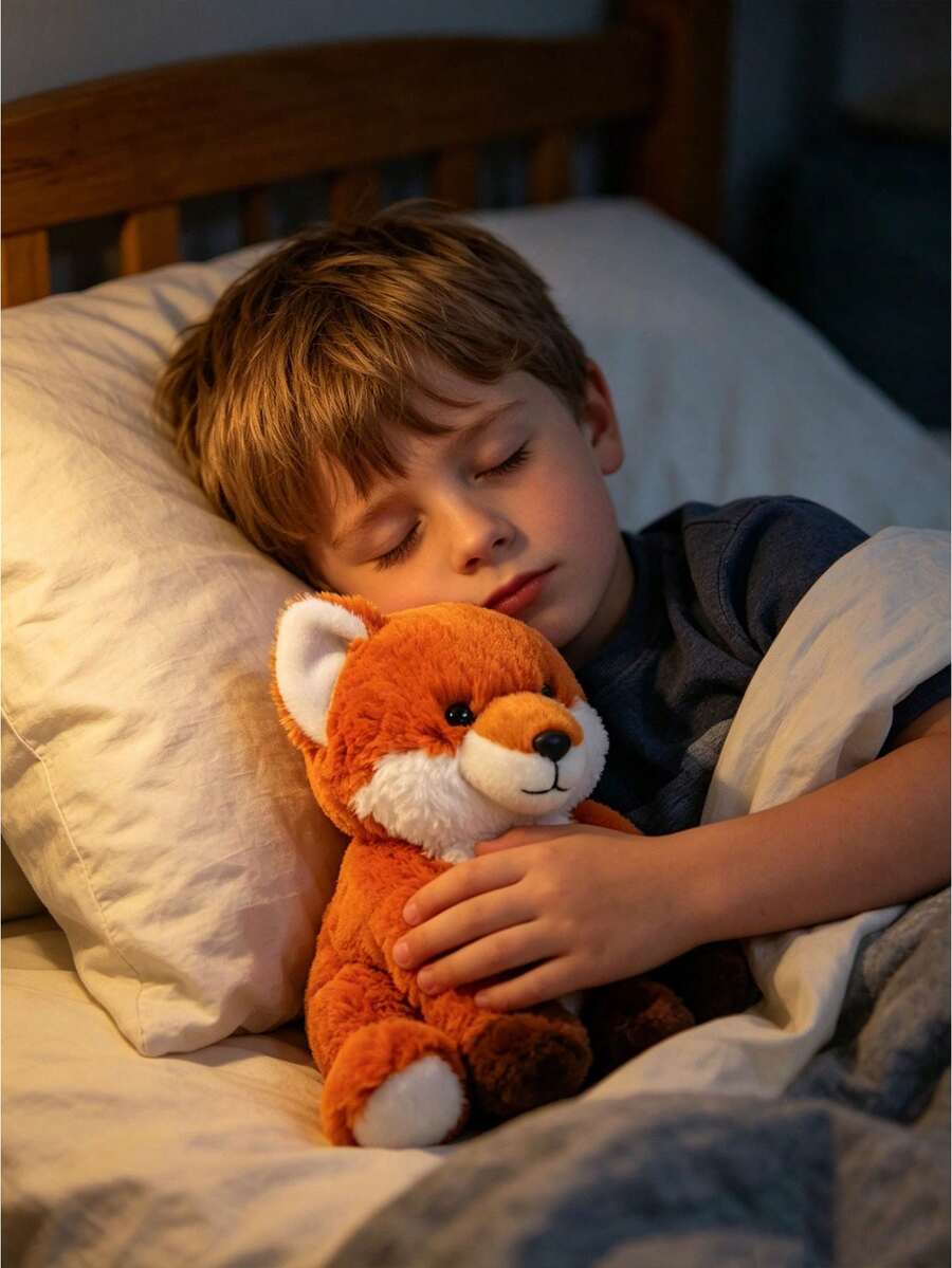 1 pièce Peluche renard rouge mignon assis de 20 cm/7,87 pouces, animal en peluche ultra doux et moelleux, adorable renard câlin, cadeau idéal pour anniversaire, Noël, Saint-Valentin, décoration charmante pour maison, canapé, chambre d'enfant pour enfants et adultes - Rouge orangé - Voir 1