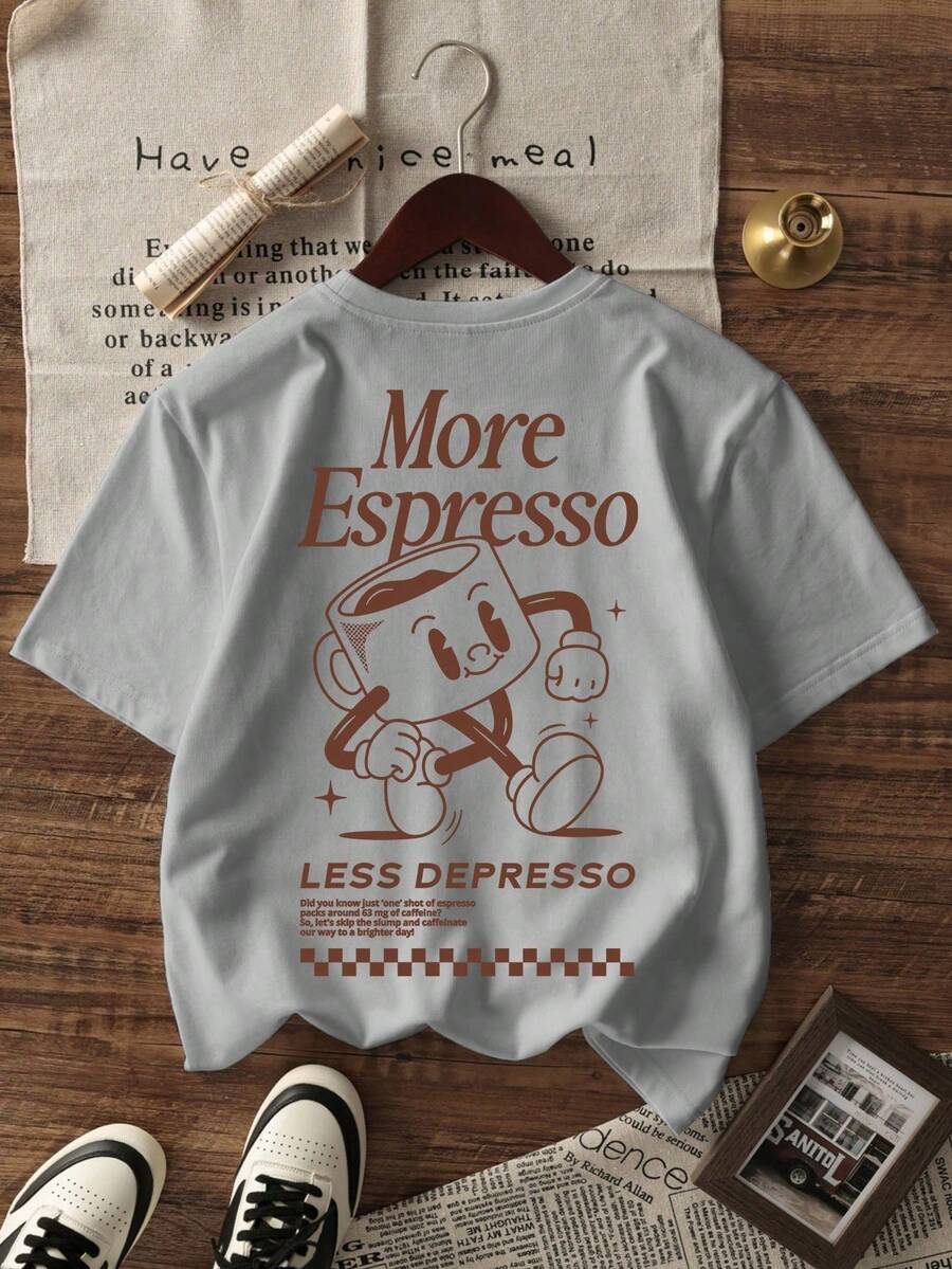 Camisetas de hombre - Gris Claro - Ver 1