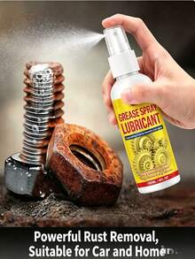 rayhong 1x100ml/180ml Rust Remover Spray: Provides Long-Lasting Lubrication, Rust Prevention, Moisture Removal And Moisture Resistance, Reduces Noise And Friction; Easy To Use, Eliminates Noise, No Professional Tools Required, Suitable For Quick And Convenient Maintenance At Home And Outdoors - Liquid - View 3