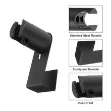 Black Drill-Free Bidet Sprayer Holder, Handheld Bidet Sprayer Bracket Installed Above Toilet Tank, Adjustable Angle Bidet Sprayer Hanger, Suitable For Bathroom - Support - View 8