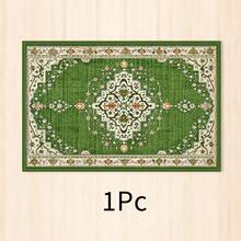 1pc Persian Style Placemat, Breakfast Mat, Coffee Mat, Coaster Set, Bowl & Plate Mat, Home Decor, Kitchen Accessory, Easy To Clean Placemat, Suitable For Home, Kitchen, Dining Room Table Decor, Holiday Gift, Multi-Piece Combination Set, Linen Placemat - Multicolor - View 15