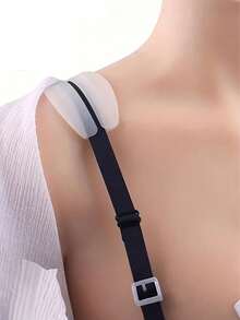 8/2pcs Seamless Silicone Shoulder Pads, Non-Slip Bra Padding, Soft Seamless Shoulder Strap Pads, Non-Slip Silicone Straps, Seamless Pressure Relief Straps, Non-Slip Bra Strap Clips - Body Care Accessories Suitable For Travel, Sports, Outdoor, Summer Comfort, Beach Outings And More - Multicolor - View 3
