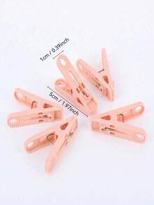 1/3/5/15/25/30pcs Clothes Clips With Storage Basket (Please Confirm Size Before Purchase), Waterproof, Strong Grip, Very Practical, Suitable For Drying Various Clothes, Decorating Photos, Celebrity Stickers, Etc. 30pcs Small Windproof Plastic Clothes Clips, Suitable For Underwear And Socks Multi-Functional Storage Basket. - Multicolor - View 6