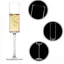 8 pezzi Eleganti Bicchieri da Vino Scanalati di Lusso, Adatti per Bevande Frizzanti, Perfetti per Grandi Banchetti Formali, Ricevimenti di Matrimonio, Cene Aziendali Annuali, Feste di Natale, Feste di Compleanno di Lusso, Addii al Celibato e Serate Romantiche Intime - Multicolore - Visualizzare 4