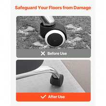 Chair Mat With Lip, 36 X 48-Inch Office Chair Mat For Low Pile Carpeted Floors, Plastic Floor Protector Rug With Studded, Non-Slip & Easy To Clean, Smooth Glide Under Desk Rug For Home Office - 36 x 48 inch, PVC - Xem 4