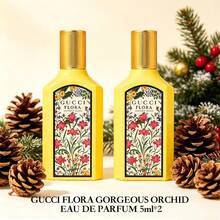 Gucci グッチ FLORA フローラ ゴージャスオーキッド オードパルファム 5ml×2 本セット ミニ香水 レディース バニラ & ランの香り 上品フローラル 携帯試供フレグランス - 5ml - チェックする 11