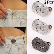 1Pc/2/3/4Pcs Jeans Waist Buckle, Universal Waist Adjuster For Skirts And Pants, Tool-Free Adjustable Buckle, Multiple Colors Available - Multicolor - View 27