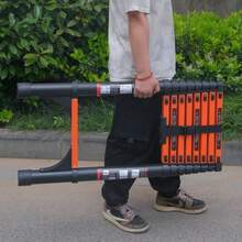 3.1M Portable Heavy Duty Multi-Purpose Metal Telescopic Ladder Extendable - 25B-wIN-uK-tGZT-3.1M - View 7