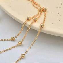 1pc Exotic Vintage Sexy Multi-Layer Tassel Women's Metal Chain Ankle Chain Foot Chain Toe Chain - 1 Mitten Anklet - View 10