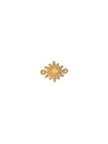 2pcs Stainless Steel Sun Pendant Findings 18K Gold Plated Fashion Turquoise Sun Charms For DIY Jewelry Making Accessories - Pendants - View 6