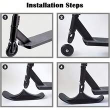 2pcs Skating Scooter Sled, Skiing Twin-Tip Accessories, Universal Two-Wheel Outdoor Equipment Replacement Parts, Suitable For Outdoor Skating Rinks, Ski Resorts - Sled - View 4