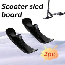 2pcs Skating Scooter Sled, Skiing Twin-Tip Accessories, Universal Two-Wheel Outdoor Equipment Replacement Parts, Suitable For Outdoor Skating Rinks, Ski Resorts - Sled - View 8