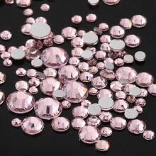 YONGNING SS4-20 1300pcs Mixed Size Crystal Non-Hotmelt Transparent Glass Rhinestones Flat Back Decorative Pieces DIY Nail Art 3D For Shoes, Clothing, Hats And Other Daily Items - Mixed Size - View 27