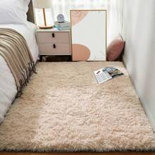 Sour Lemon Large Size Fluffy Rugs, Non-Slip Soft Shaggy Floor Carpet Mats & Rugs For Room Decor, Washable Nonslip Modern Area Rug, Modernstyle Antislip Decorative Carpets For Home Livingroom Bedroom Nursery, Big Rug, Large Rug, Home Decor - 駝色 - 查看 7