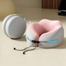 Portable Ergonomic Memory Foam Neck Pillow, Lightweight & Space-Saving, Comfort Neck Support For Car, Office, Plane & Train, Travel Essential Gift - U-shaped Pillow - View 14