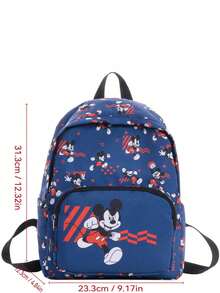 Disney 青少年迪士尼學生背包 男款卡通收納包 文具收納袋 旅行包 時尚女款手提包 斜挎包 適合購物、派對、假期禮物 - 彩色 - 查看 3